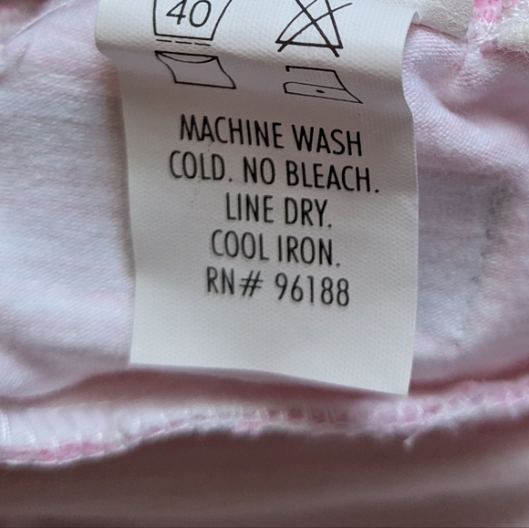 Big Fish by Sweet Potatoes One-piece Swimsuit Pink White Striped Embroidered 24m - Picture 7 of 7